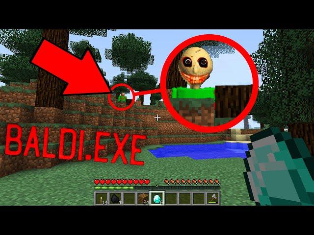 НИКОГДА не играй на СИДЕ BALDI.EXE В МАЙНКРАФТ! (Baldi's Basics страшный СИД в Майнкрафте)