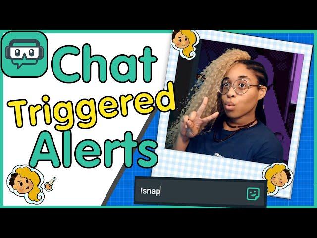 How to make Chat Triggered Alert Commands in STREAMLABS  OBS FAST AND EASY