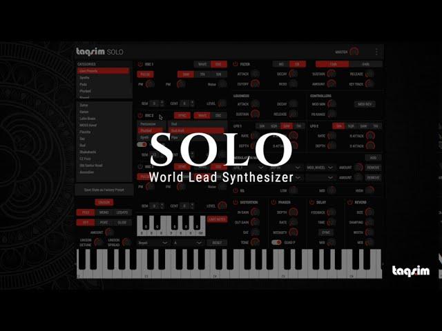 TAQS.IM VST / AU Solo World Arabic Balkan Greek Oriental Persian Turkish Synthesizer