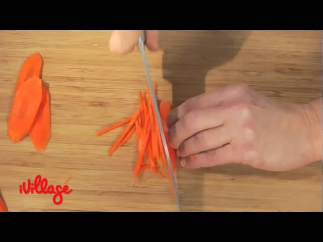 Learn How Now: How to Julienne Vegetables