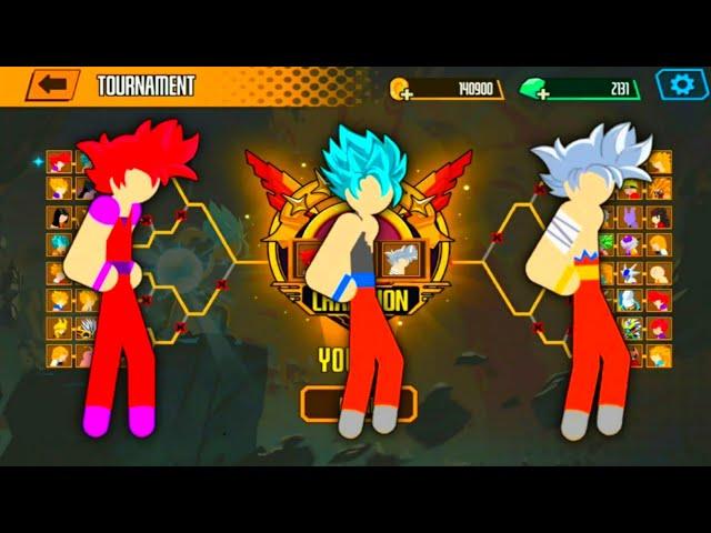 Stickman Warriors Fight 3×3 - Guko God, Goku Blue & Goku Ultra #2