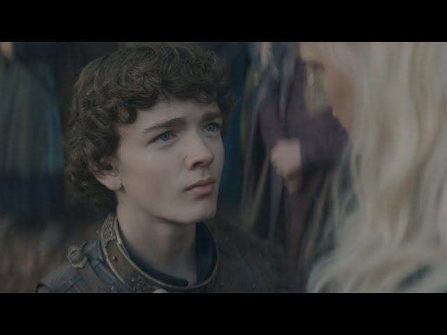 Oscar Tully Makes Daemond Execute Willem Blackwood House of Dragon S2 Episode 7