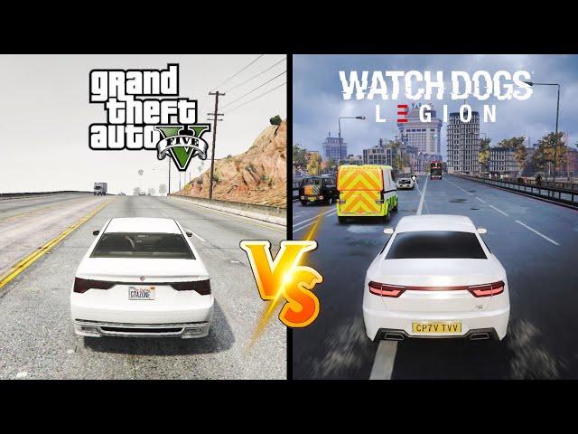 GTA 5 vs Watch Dogs Legion Physics and Graphics Comparison