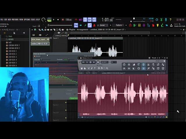 How to Remove heavy background noise from vocal using Edison FL Studio 20