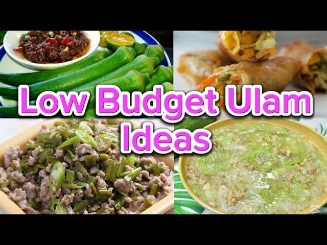 Low Budget Ulam Ideas | Pinoy food