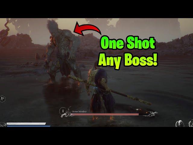 How To ONE SHOT Any Boss In Black Myth Wukong (One Hit Any Boss)