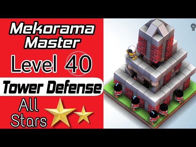 Mekorama - Tower Defence, Mekorama Master Level 40, mekorama gameplay, mekorama walkthrough, SiGog