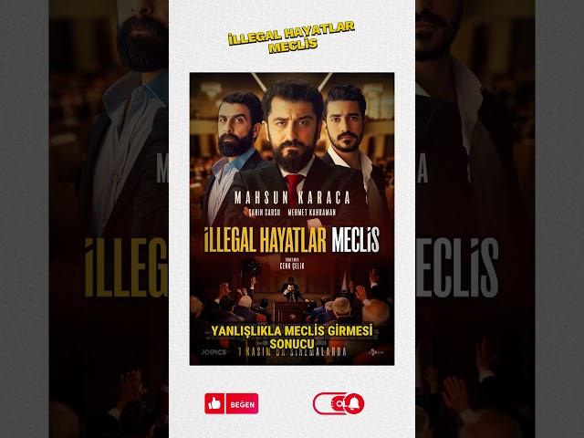 İllegal Hayatlar: Meclis Filmi Konusu #shorts  #film #vizyon #yerlifilm #komedi #illegalhayatlar