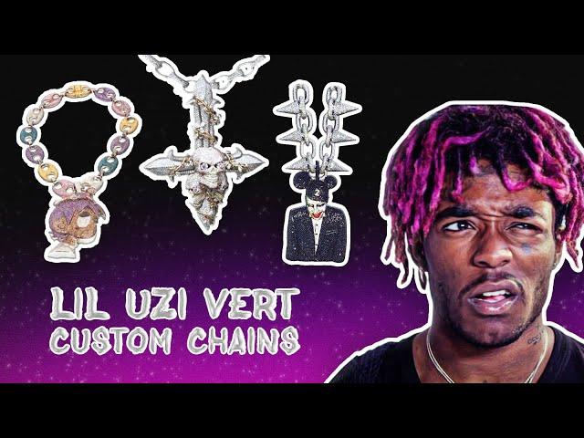 LIL UZI VERT CUSTOM CHAINS [JEWELRY OF CELEBRITIES]