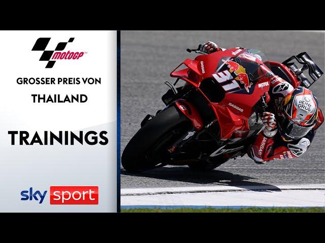 Topzeit trotz Sturz! | Alle Trainings - Highlights |  Thailand GP | MotoGP 2024