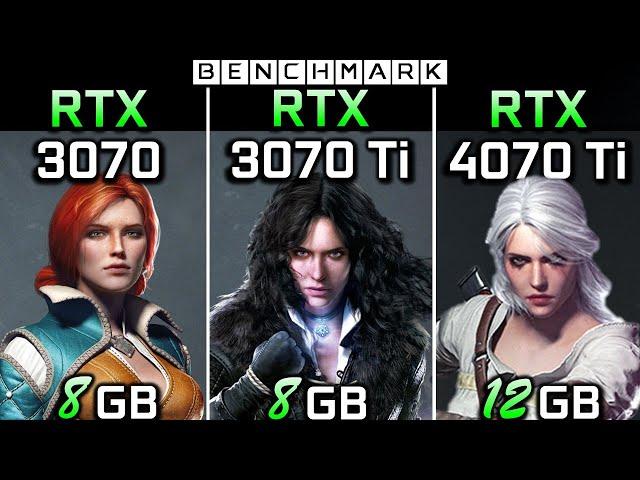 RTX 3070 vs RTX 3070 Ti vs RTX 4070 Ti // Test in 10 Games // 2K - QHD // Benchmark