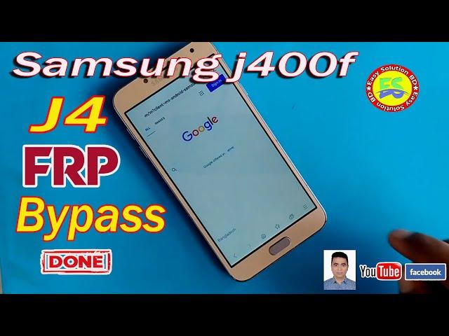 Samsung j4 frp bypass j400f google account bypass