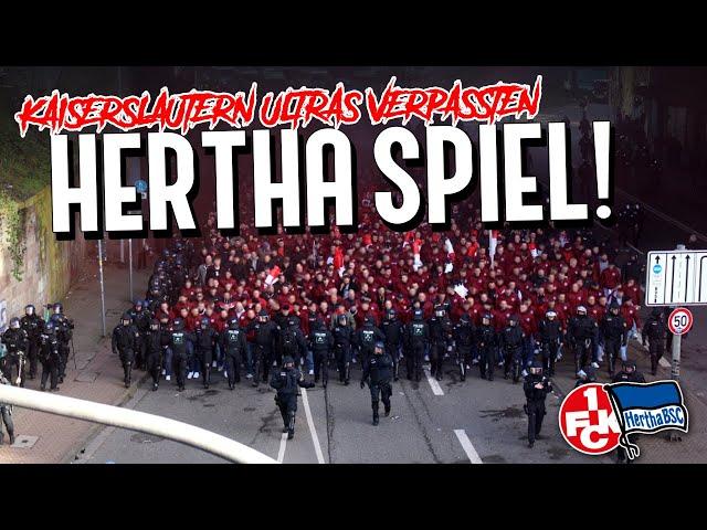 Warum die FCK-Ultras das Hertha Berlin-Spiel verpassten?