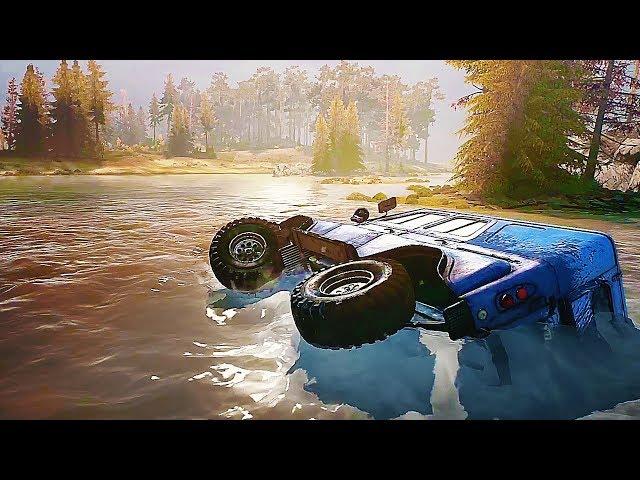 SPINTIRES MUDRUNNER Gameplay (2017) PS4 / Xbox One / PC