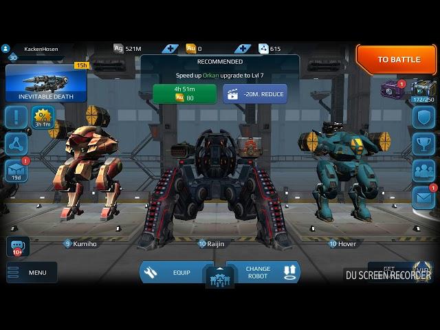 War Robots Acquiring 5th Hangar Slot 5000 Gold