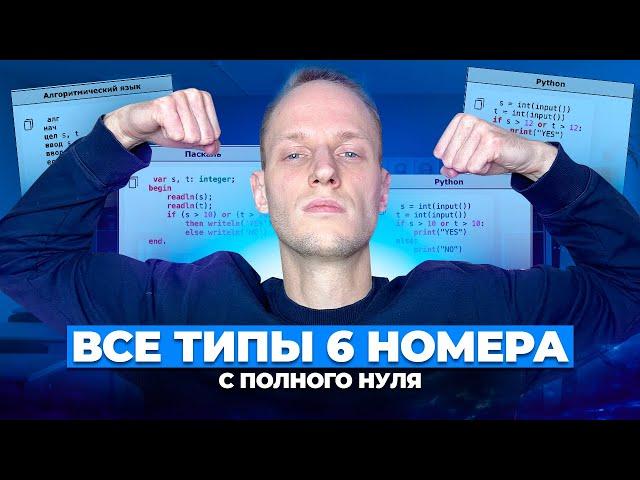 Все типы задания 6 БЕЗ ПРОГРАММИРОВАНИЯ | ОГЭ Информатика 2024