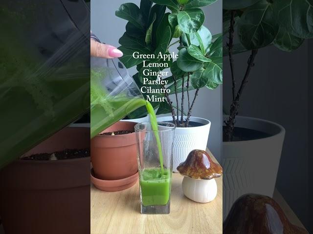 Healing Green Detox Juice  #juice #greenjuicerecipe #namaj2 #hurom #detoxjuice #asmr #asmrfood