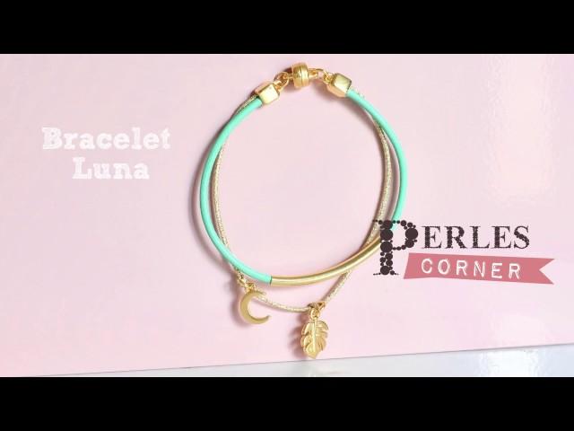 Leather bracelet Luna
