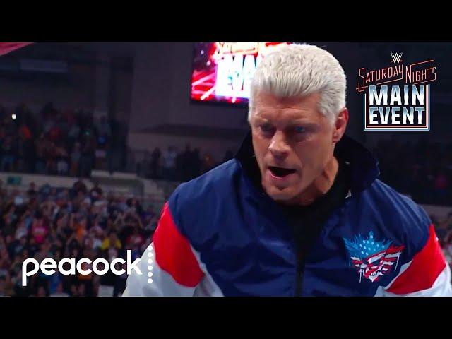 Cody Rhodes Returns to Help Jey Uso vs Logan Paul | Saturday Night's Main Event 2025 | WWE | Peacock