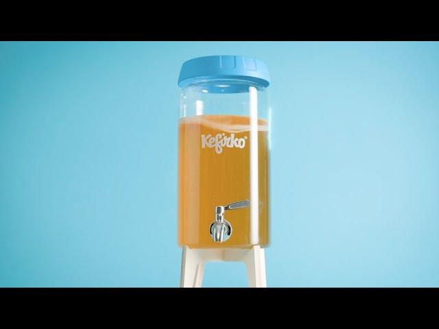 KEFIRKO - KOMBUCHA FERMENTER 4L promo video 2