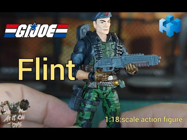 G.I. Joe Flint 1:18 scale action figure by Hiya. Their best one yet in my opinion.