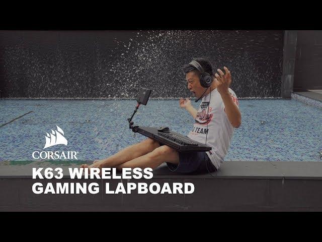 Real Mobile Gaming with the Corsair Lapboard for the K63 Wireless Gaming Keyboard