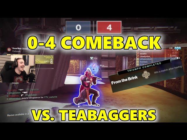 0-4 Trials comeback against Teabaggers!