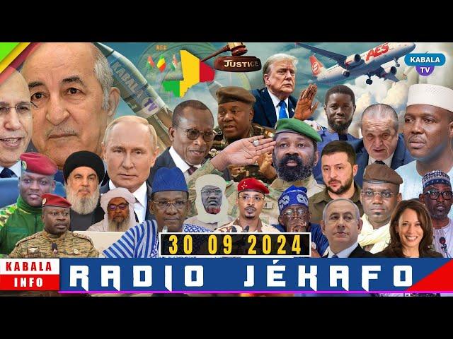 RADIO JEKAFO 30 SEPTEMBRE 2024 EN DIRECT