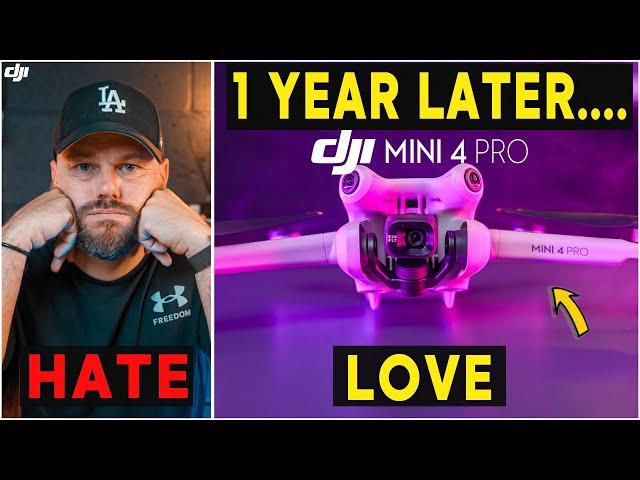 DJI Mini 4 Pro - 1 YEAR LATER REVIEW - MY EXPERIENCE? ( The Truth )