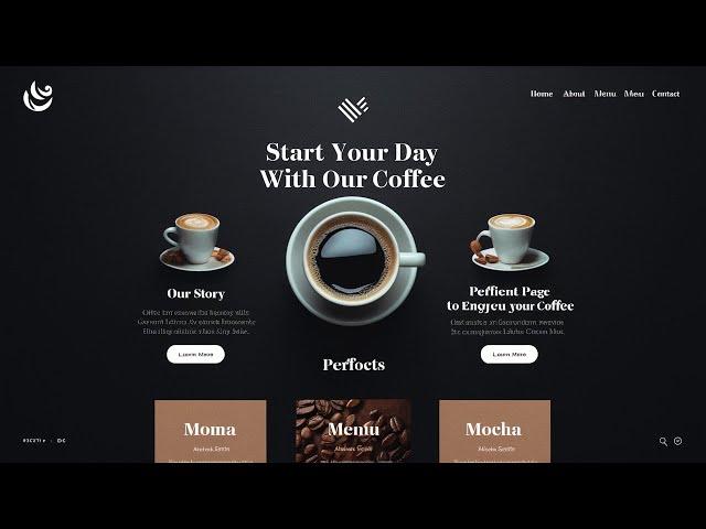 How To Responsive Coffee Shop Website Using Media Query  Step By Step | PART-4 | HTML CSS Tutorial