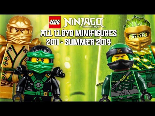 Ninjago Masters of Spinjitzu: All Lloyd Minifigures (2011 - Summer 2019)