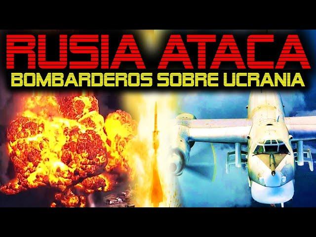  RUSIA RESPONDE  BOMBARDEROS ESTRATEGICOS RUSOS SOBRE UCRANIA 