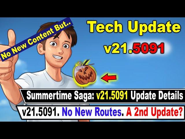 Summertime Saga: v21.5091 Update Details [Tech Update 3 ]