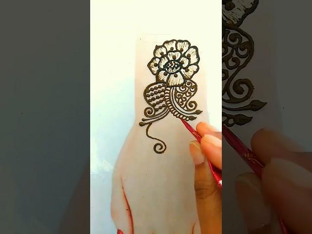 Simple Mehndi Design l Arabic Mehndi Design l #mehndidesign #shorts #shortvideo #hennaqueenbyshivi