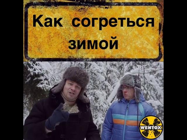 Бульдог Гарик и Батрудинов. Как согреца зимой )))