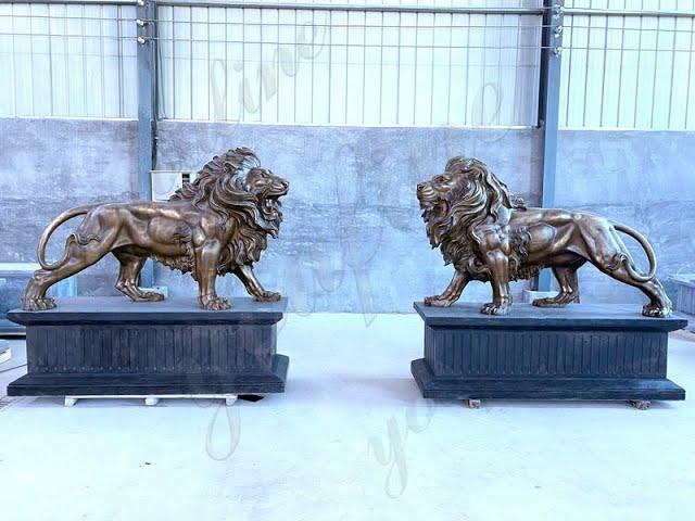 Popular Life-size Bronze Lion Statue for Sale