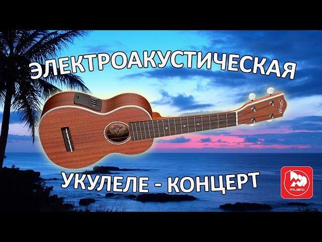 STAGG US80 SE - электроакустическое концерт укулеле