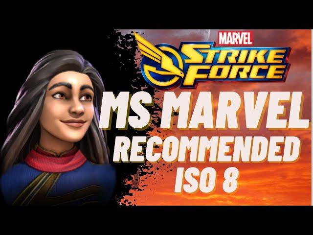 MS MARVEL HARD LIGHT RECOMMENDED ISO 8 MARVEL STRIKE FORCE