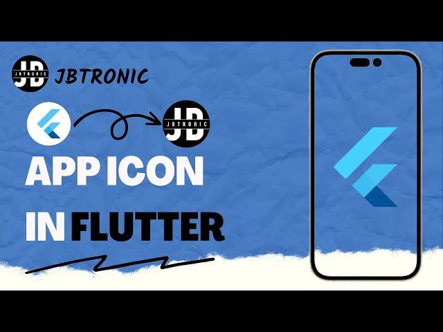 How to add App Icon in Flutter | Flutter App Development Tutorial 2023