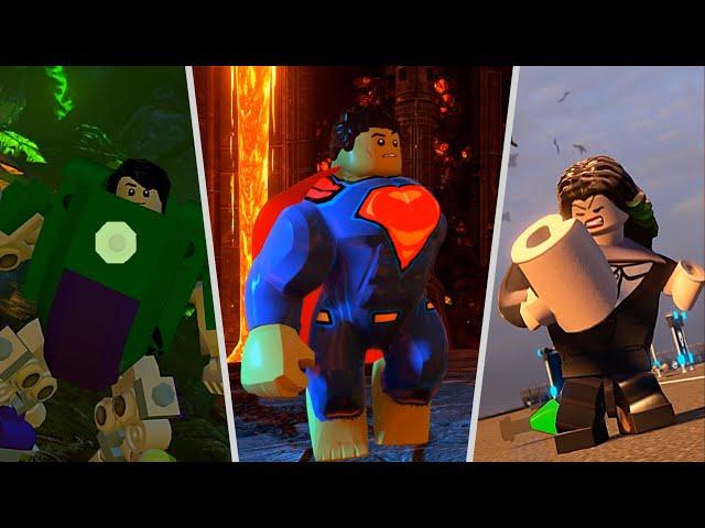 Top 6 Hulk Transformation in  LEGO Video Game