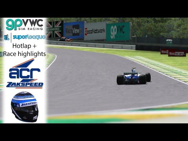 Race Highlights: rFactor 2 / GPVWC WTF1 Superleague Round 17 / Brazil