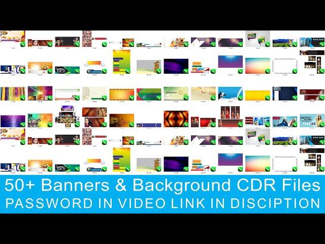 50+ Banners & Backgrounds CDR Files Free For Download