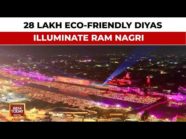 Ayodhya's Historic Diwali: 28 Lakh Eco-Friendly Diyas Illuminate Ram Nagri | India Today