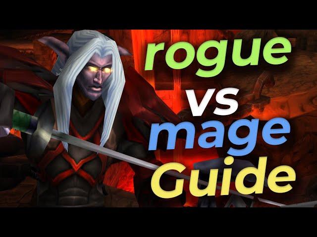 Classic Era WoW 1v1 Rogue vs Mage PVP Guide | World of warcraft