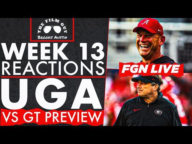 FGN Live: College Football Week 13 Chaos Reactions | Georgia vs Georgia Tech Preview