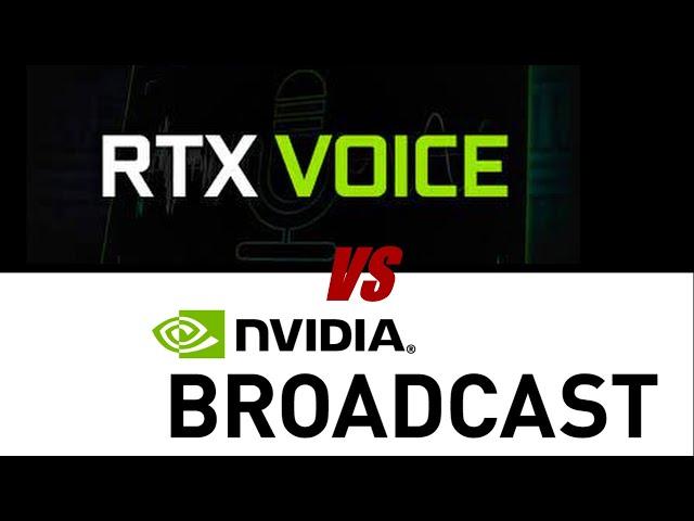 RTX Voice vs Broadcast