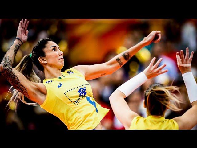 Art of The Legendary Thaisa Daher de Menezes | Monster Spikes, Blocks and Serves | HD |