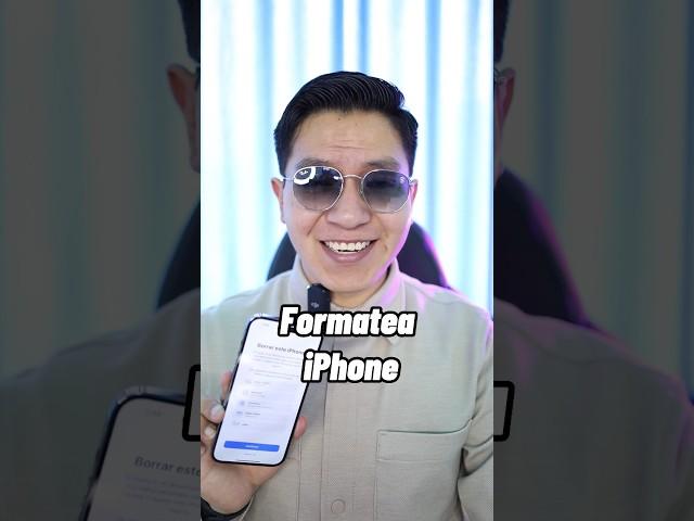 Cómo formatear iPhone fácil y rápido #technology #tecnologia #apple #iphone