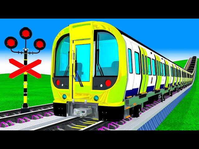 【踏切アニメ】電車新幹線は単純ではありません Fumikiri3D| Railroad Crossing Animation #2024