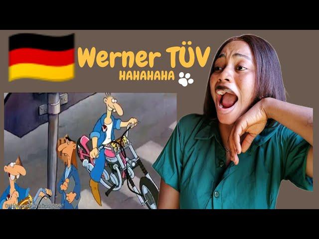 German cartoon is WILD - Werner TÜV/ African Girl React